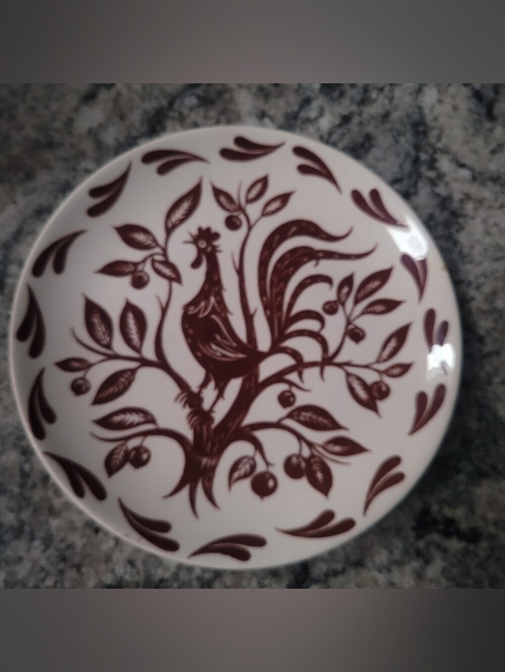 Vintage 1950s Rooster Plate - Picture 9 of 9